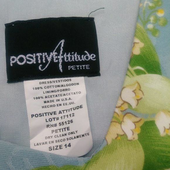 LILY OF VALLEY Blue *Tea Party* Dress L/XL 14P 14 - Picture 4 of 7